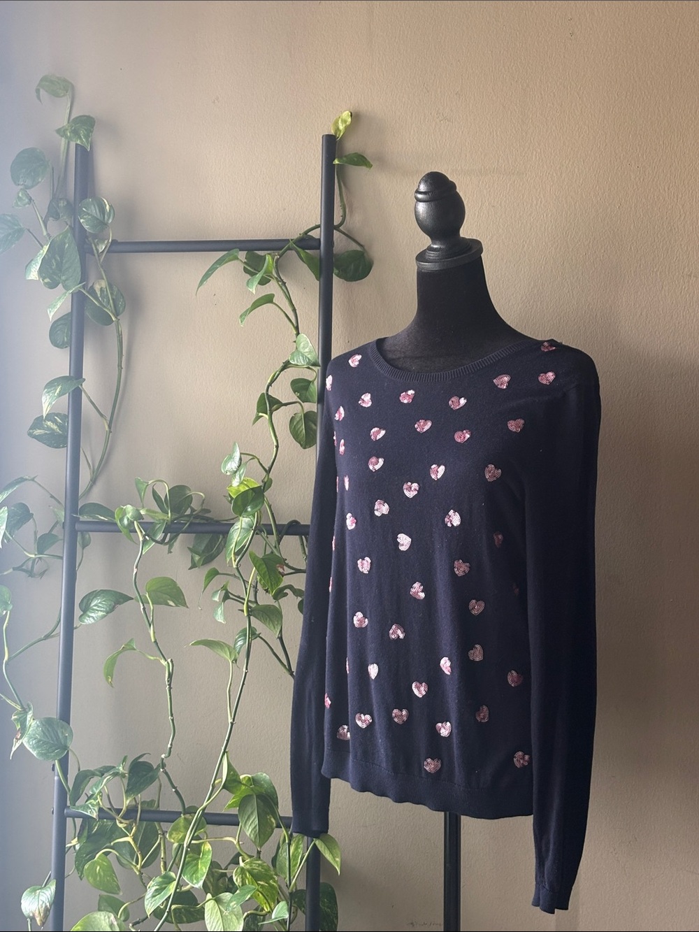 Talbots Navy Knit Sweater